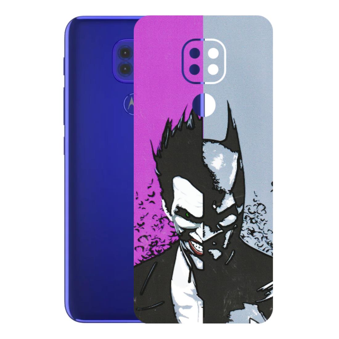 Motorola Phone Skins (All Models) - Batman & Joker - 3D Embossed Finish (L-143) Motorola Moto G9