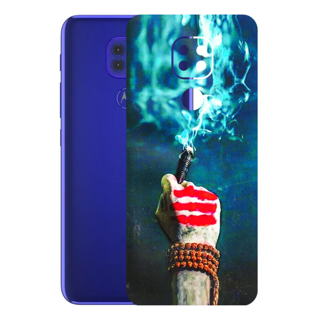 Motorola Phone Skins (All Models) - Mahadev Bhakt - 3D Embossed Finish (L-146) Motorola Moto G9