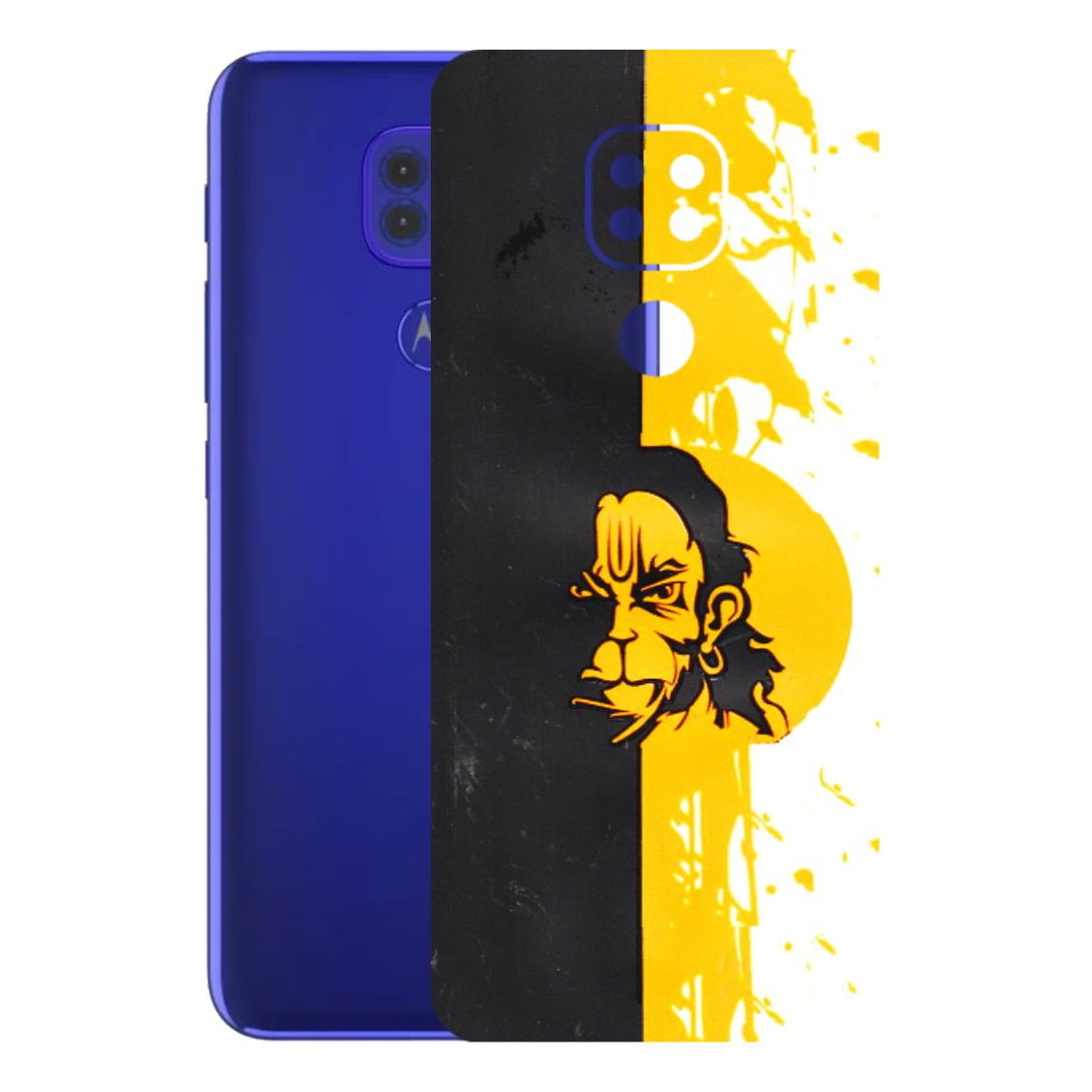 Motorola Phone Skins (All Models) - Bajrangbali - 3D Embossed Finish (L-151) Motorola Moto G9