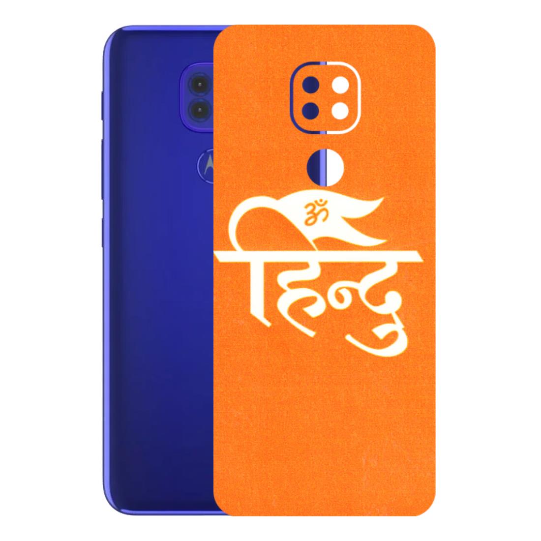 Motorola Phone Skins (All Models) - Hindu Kesari - 3D Embossed Finish (L-154) Motorola Moto G9