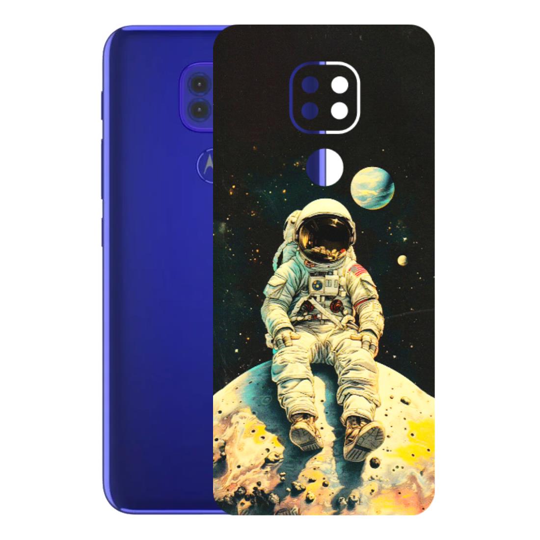Motorola Phone Skins (All Models) - Astronaut in Space - 3D Embossed Finish (L-16) Motorola Moto G9