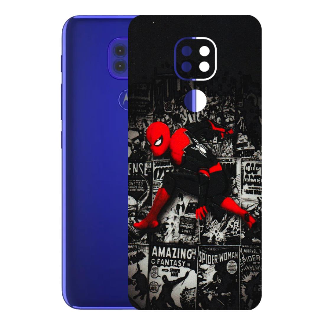 Motorola Phone Skins (All Models) - SpiderMan New - 3D Embossed Finish (L-162) Motorola Moto G9