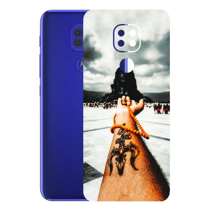 Motorola Phone Skins (All Models) - Jai Adiyogi Mahakaal - 3D Embossed Finish (L-164) Motorola Moto G9