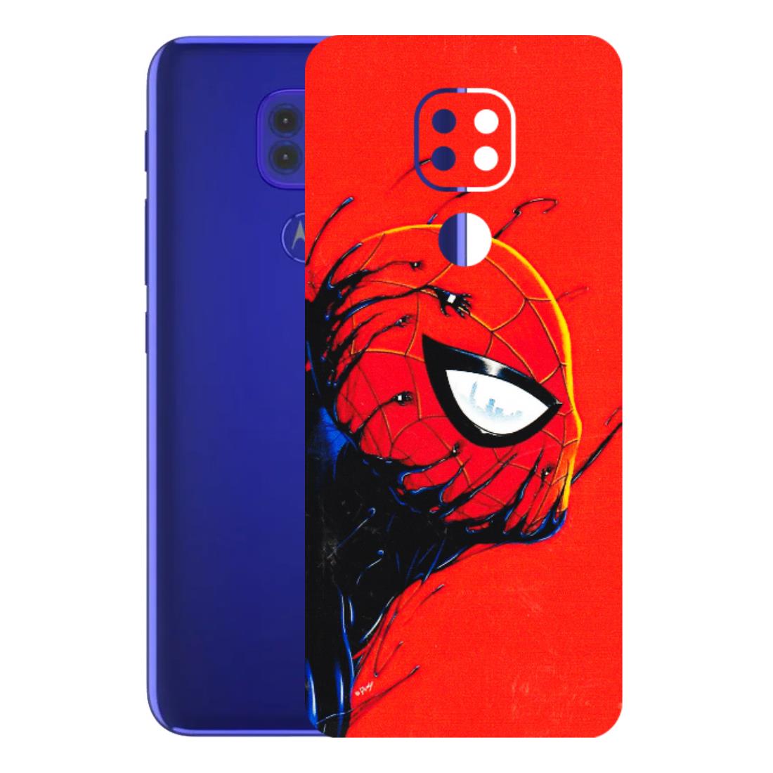 Motorola Phone Skins (All Models) - Spiderman Face Venom - 3D Embossed Finish (L-165) Motorola Moto G9