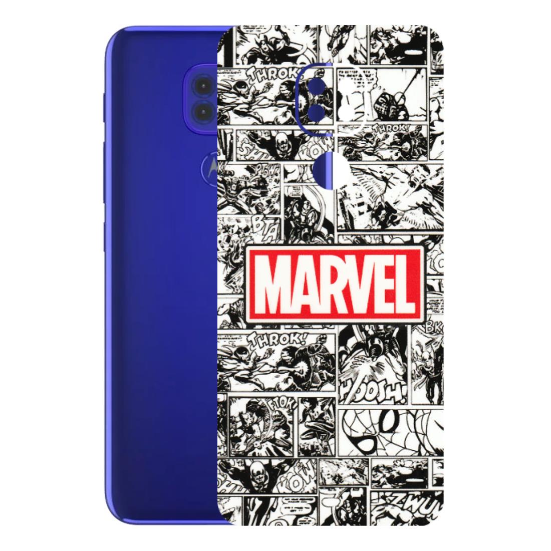 Motorola Phone Skins (All Models) - Marvel Comic - 3D Embossed Finish (L-171) Motorola Moto G9
