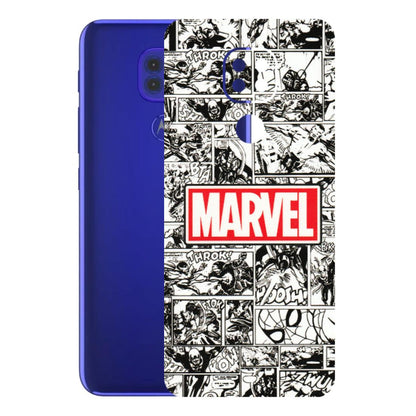 Motorola Phone Skins (All Models) - Marvel Comic - 3D Embossed Finish (L-171) Motorola Moto G9