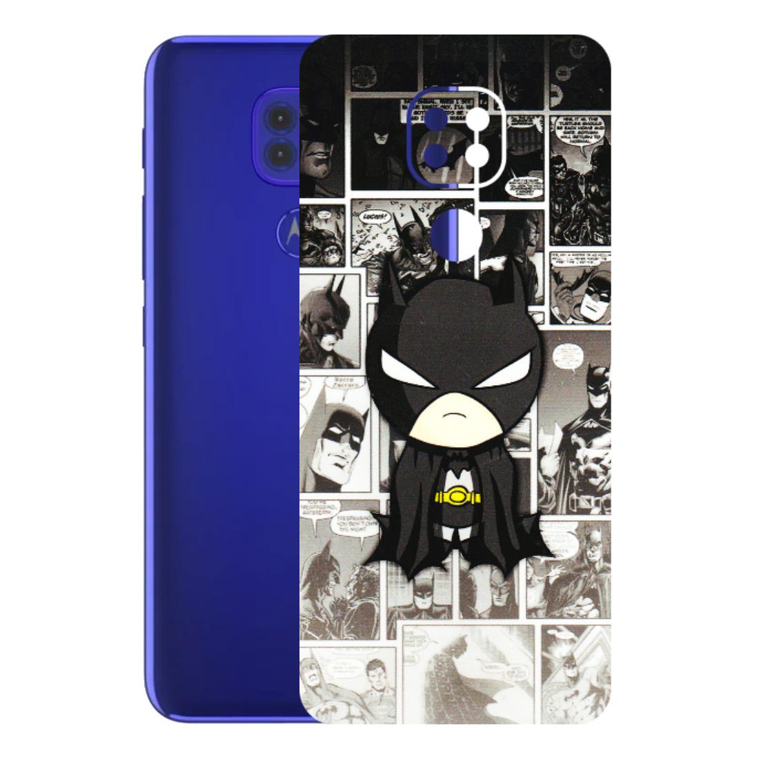 Motorola Phone Skins (All Models) - Toon Batman - 3D Embossed Finish (L-182) Motorola Moto G9