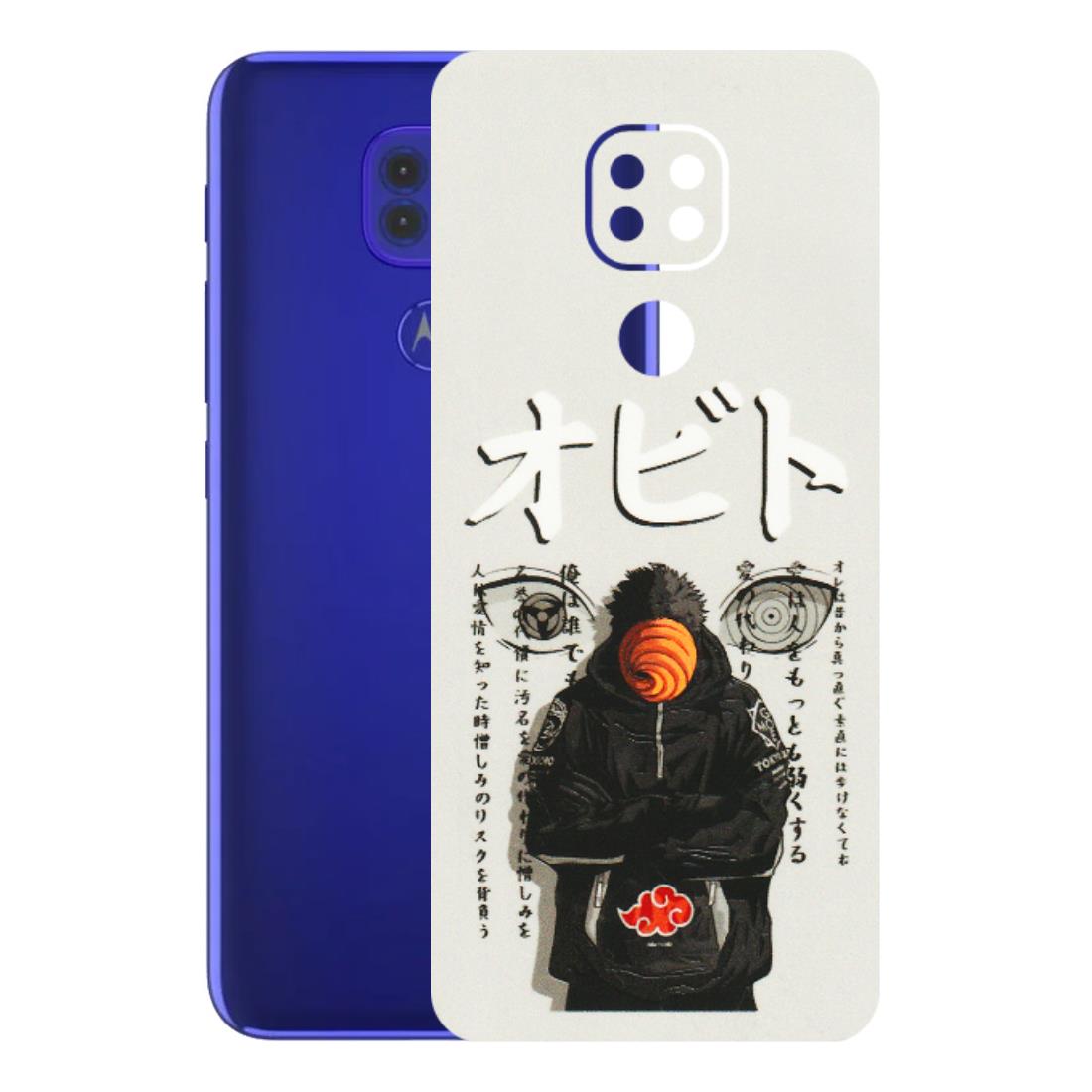 Motorola Phone Skins (All Models) - Obito Anime Eye - 3D Embossed Finish (L-19) Motorola Moto G9