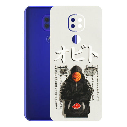 Motorola Phone Skins (All Models) - Obito Anime Eye - 3D Embossed Finish (L-19) Motorola Moto G9