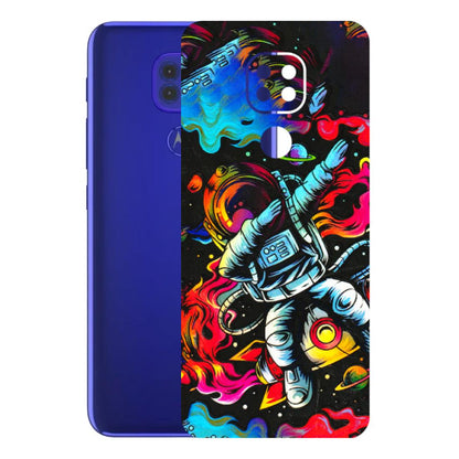 Motorola Phone Skins (All Models) - Astronaut Dope - 3D Embossed Finish (L-191) Motorola Moto G9