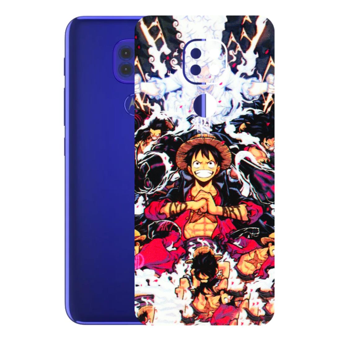 Motorola Phone Skins (All Models) - Luffy Anime Character - 3D Embossed Finish (L-203) Motorola Moto G9
