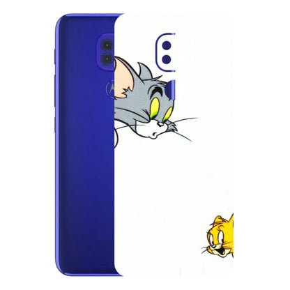 Motorola Phone Skins (All Models) - Cute Tom And Jerry - 3D Embossed Finish (L-220) Motorola Moto G9