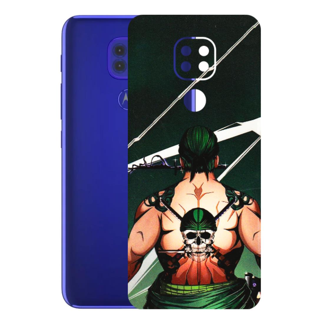 Motorola Phone Skins (All Models) - Zoro Anime - 3D Embossed Finish (L-23) Motorola Moto G9