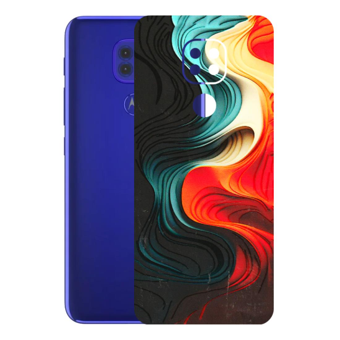 Motorola Phone Skins (All Models) - The Silky Swirl - 3D Embossed Finish (L-240) Motorola Moto G9
