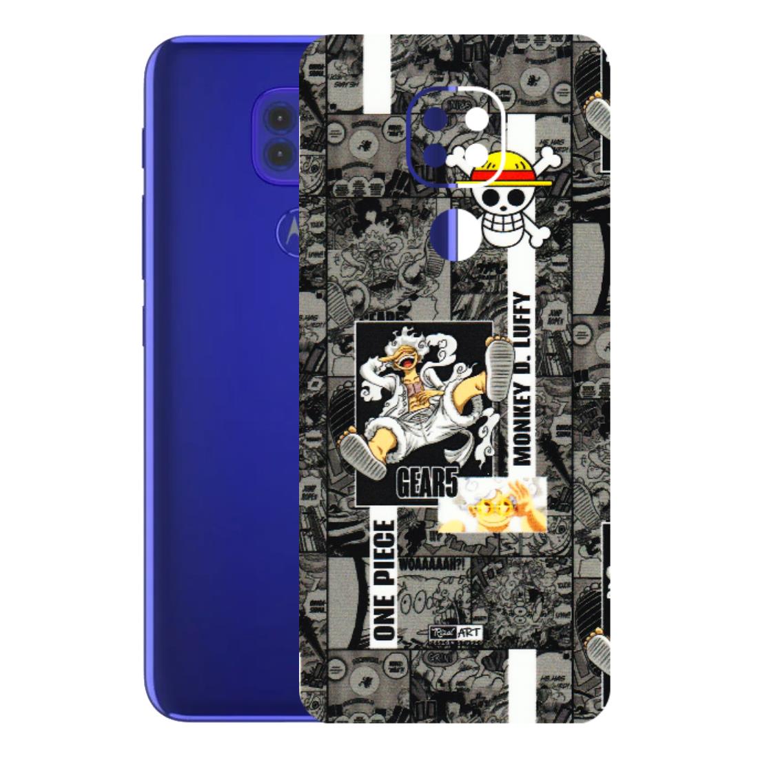 Motorola Phone Skins (All Models) - Cuffy Anime MonkeyCamic - 3D Embossed Finish (L-242) Motorola Moto G9