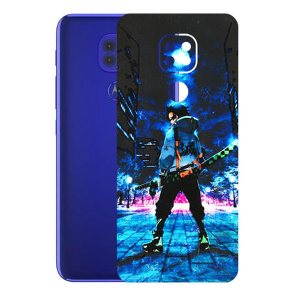 Motorola Phone Skins (All Models) - Demon Slayer Sword - 3D Embossed Finish (L-247) Motorola Moto G9
