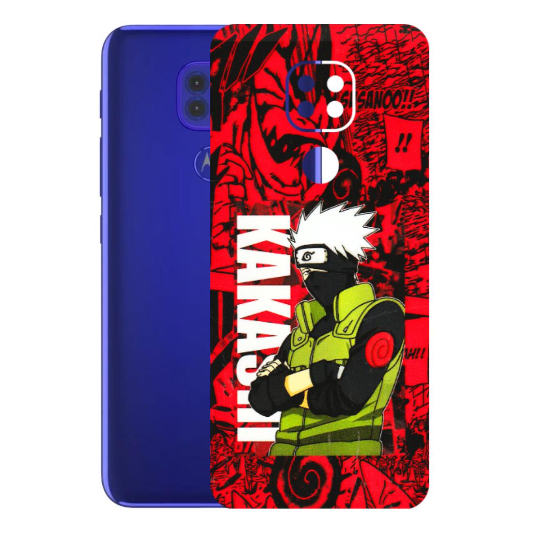 Motorola Phone Skins (All Models) - Kakashi Red Anime - 3D Embossed Finish (L-251) Motorola Moto G9