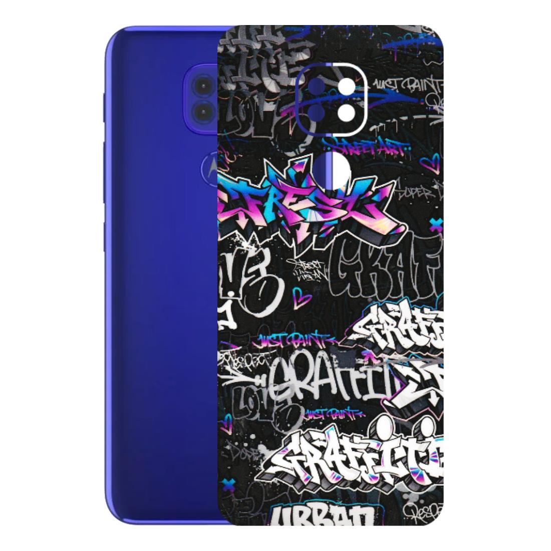 Motorola Phone Skins (All Models) - Graffiti Killer - 3D Embossed Finish (L-274) Motorola Moto G9