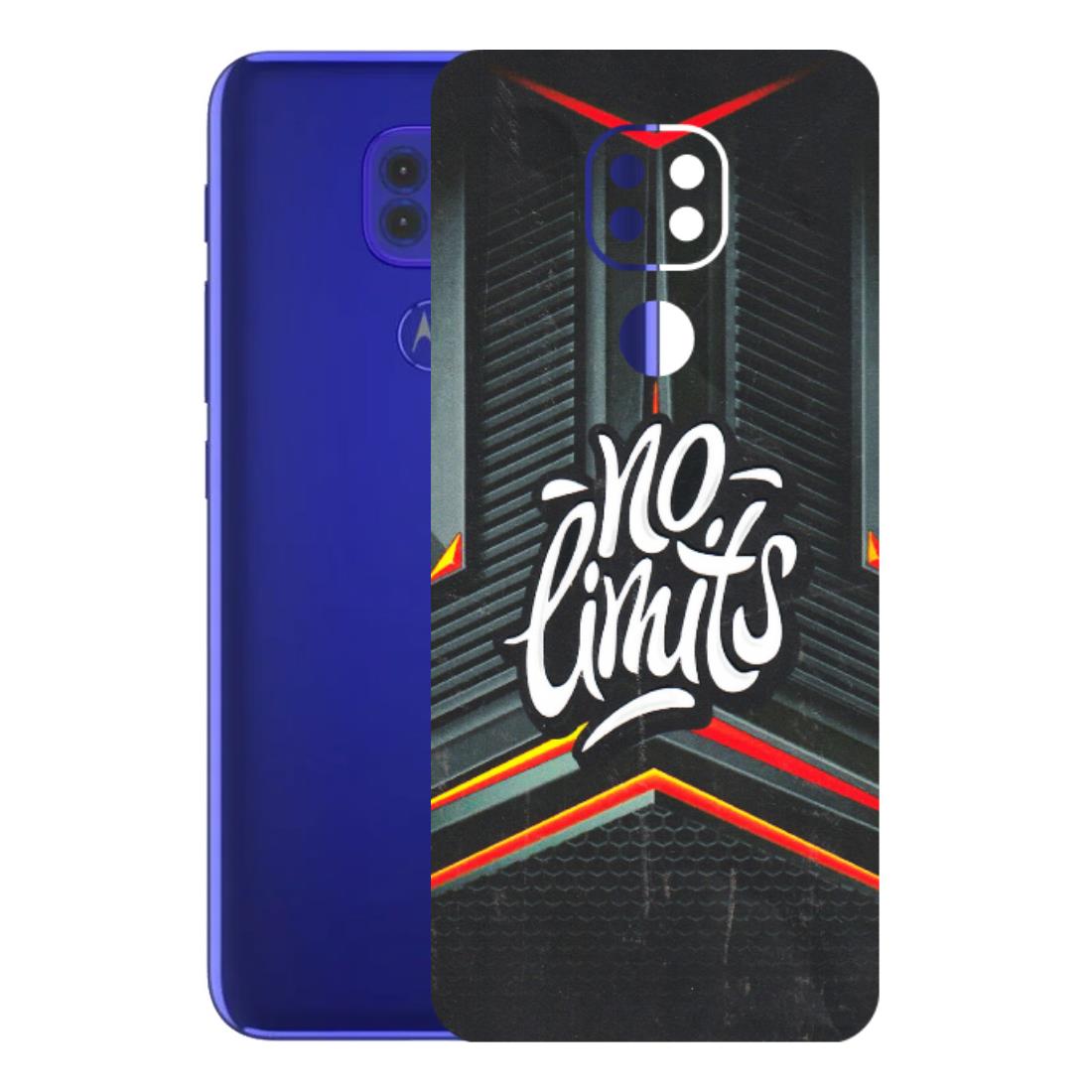 Motorola Phone Skins (All Models) - No Limits - 3D Embossed Finish (L-286) Motorola Moto G9