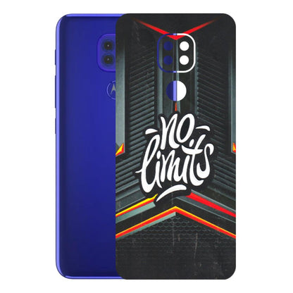 Motorola Phone Skins (All Models) - No Limits - 3D Embossed Finish (L-286) Motorola Moto G9
