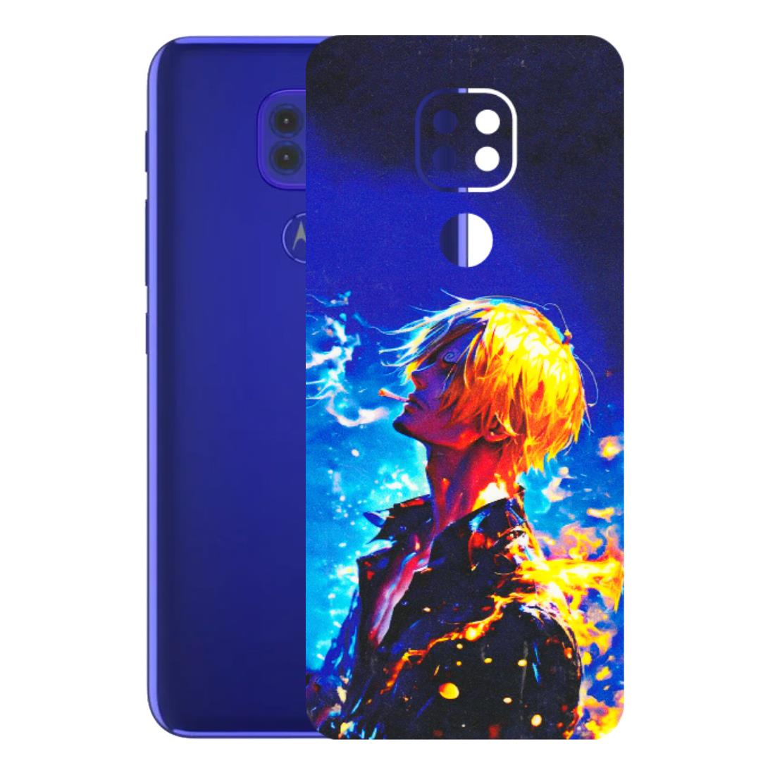 Motorola Phone Skins (All Models) - Sanji Vinsmoke One Piece - 3D Embossed Finish (L-319) Motorola Moto G9
