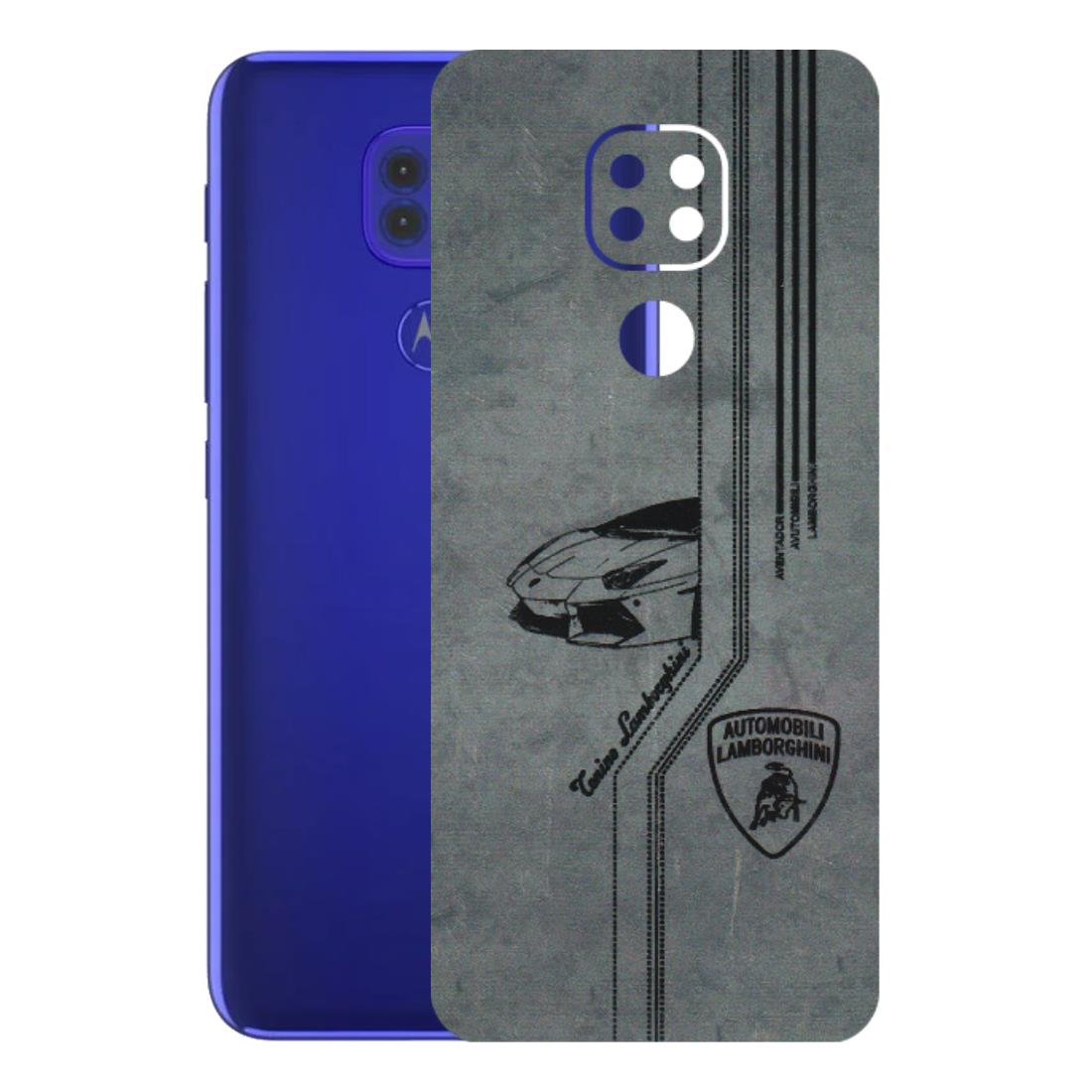 Motorola Phone Skins (All Models) - New Lamborgini Aventador - 3D Embossed Finish (L-321) Motorola Moto G9