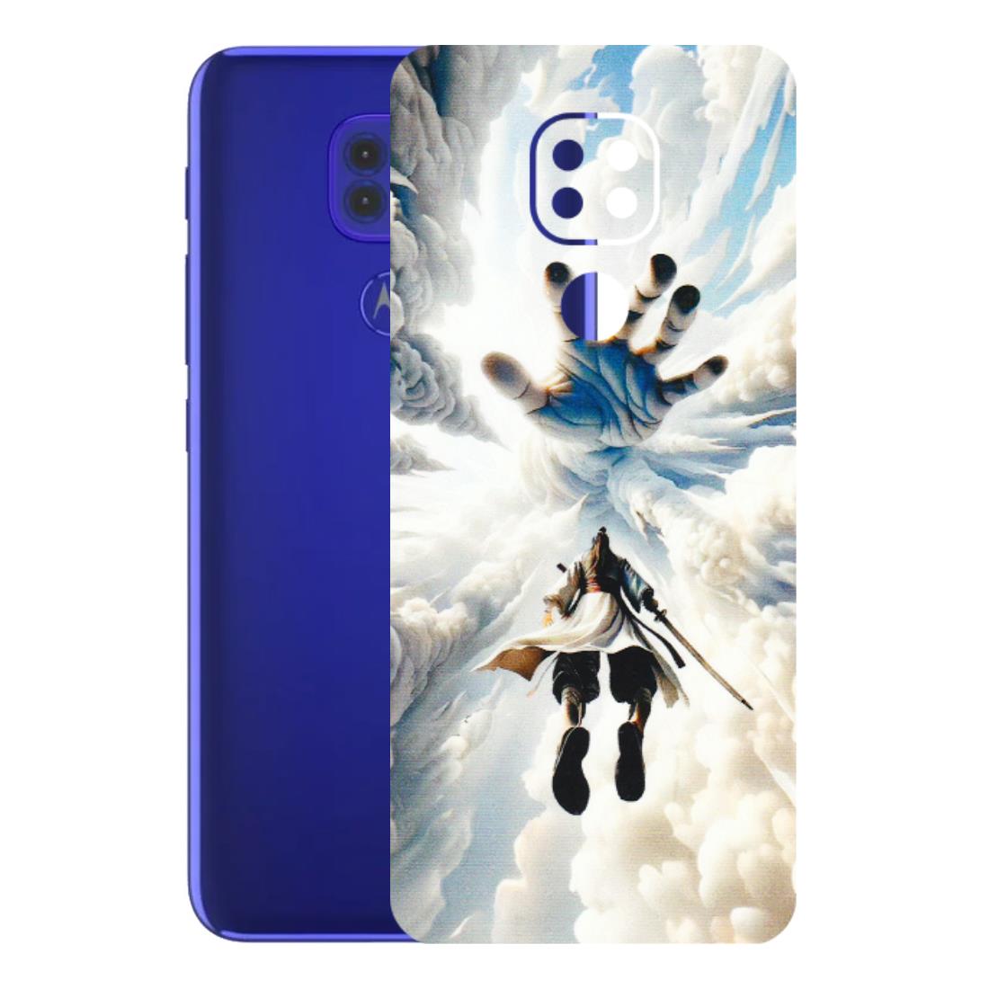 Motorola Phone Skins (All Models) - Big Hand With Monkey King - 3D Embossed Finish (L-323) Motorola Moto G9