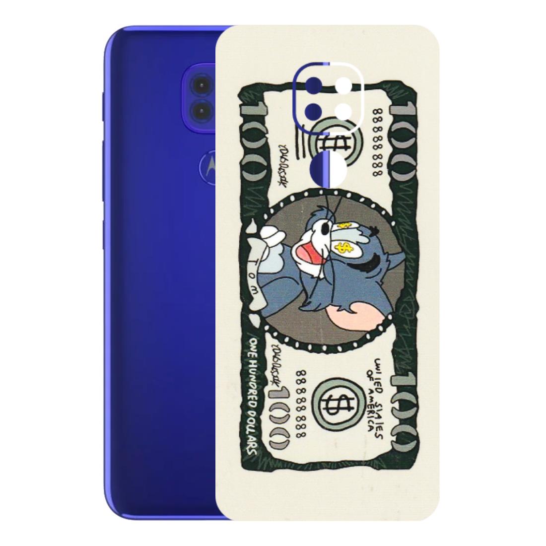 Motorola Phone Skins (All Models) - Tom Hundred Dollar - 3D Embossed Finish (L-324) Motorola Moto G9
