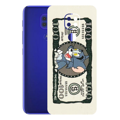 Motorola Phone Skins (All Models) - Tom Hundred Dollar - 3D Embossed Finish (L-324) Motorola Moto G9