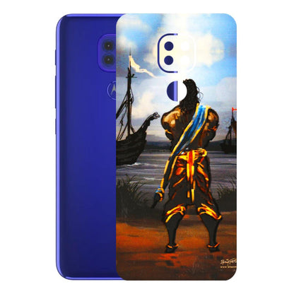 Motorola Phone Skins (All Models) - Heavenly God Figure - 3D Embossed Finish (L-34) Motorola Moto G9