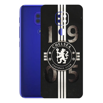 Motorola Phone Skins (All Models) - Chelsea Fan Club - 3D Embossed Finish (L-36) Motorola Moto G9