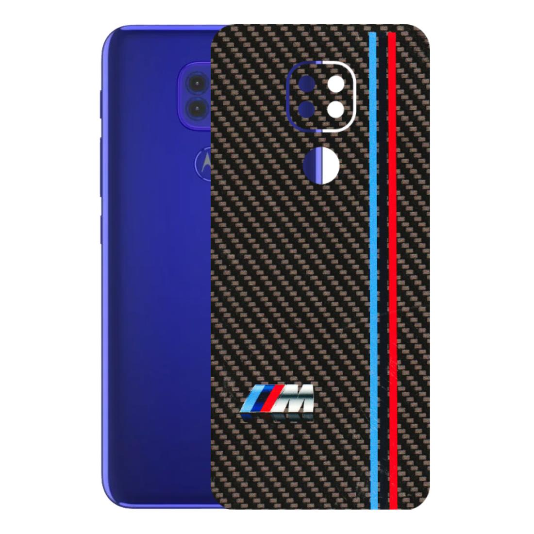 Motorola Phone Skins (All Models) - BM Carbon Fiber Feels - 3D Embossed Finish (L-38) Motorola Moto G9