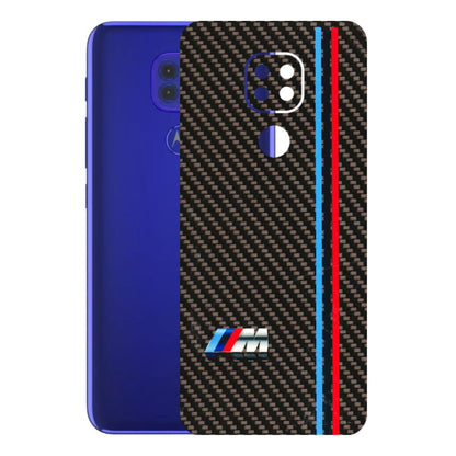 Motorola Phone Skins (All Models) - BM Carbon Fiber Feels - 3D Embossed Finish (L-38) Motorola Moto G9