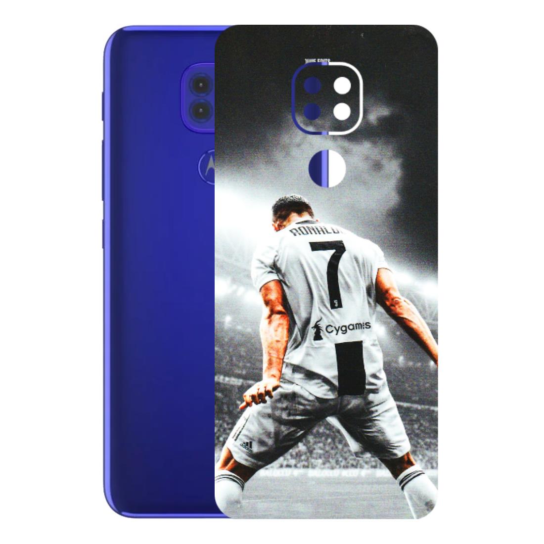 Motorola Phone Skins (All Models) - Ronaldo CR7 Crazy - 3D Embossed Finish (L-44) Motorola Moto G9