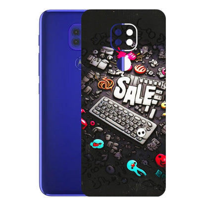 Motorola Phone Skins (All Models) - Gadgets Sale - 3D Embossed Finish (L-50) Motorola Moto G9