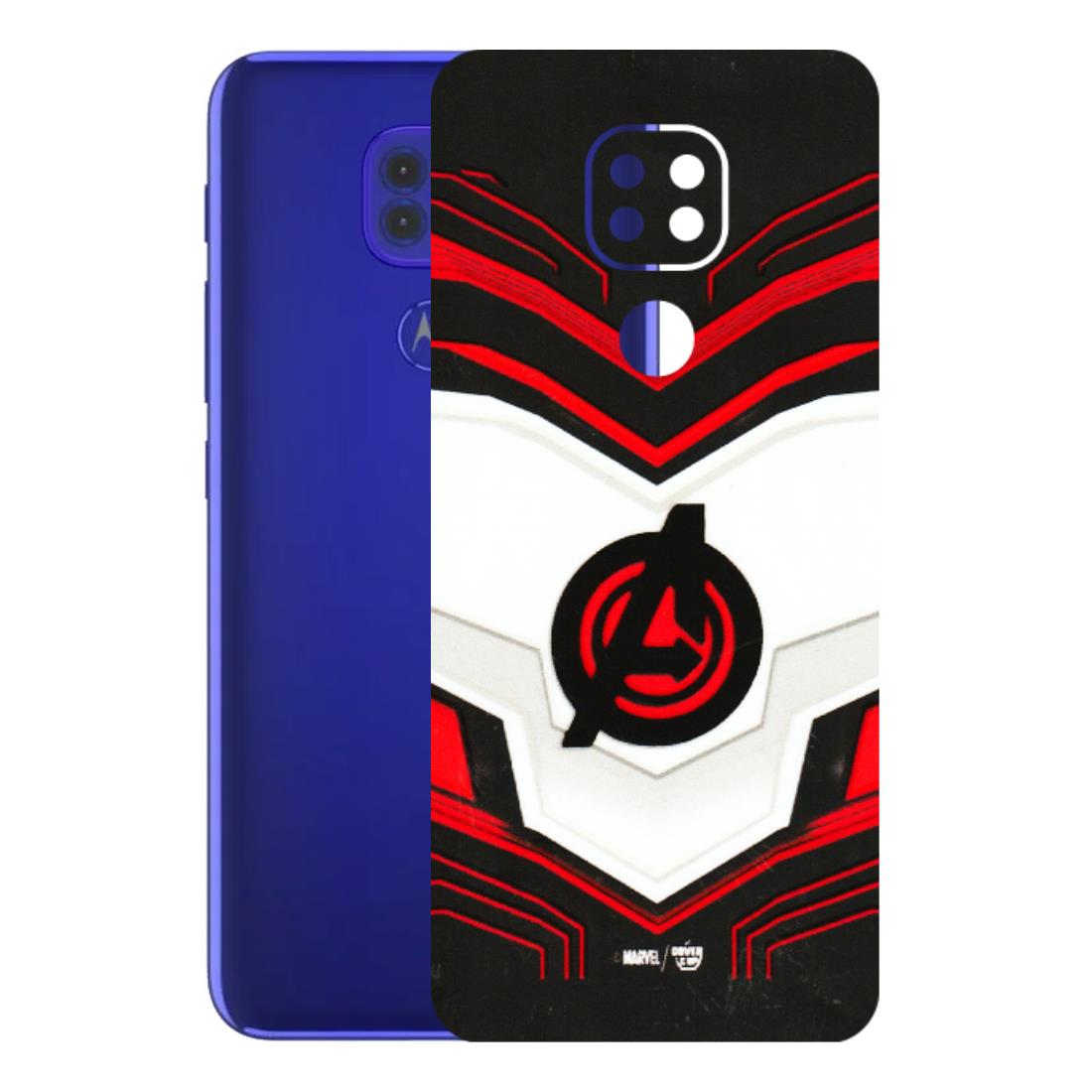 Motorola Phone Skins (All Models) - Avengers Logo - 3D Embossed Finish (L-55) Motorola Moto G9