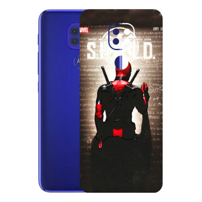 Motorola Phone Skins (All Models) - Deadpool - 3D Embossed Finish (L-56) Motorola Moto G9