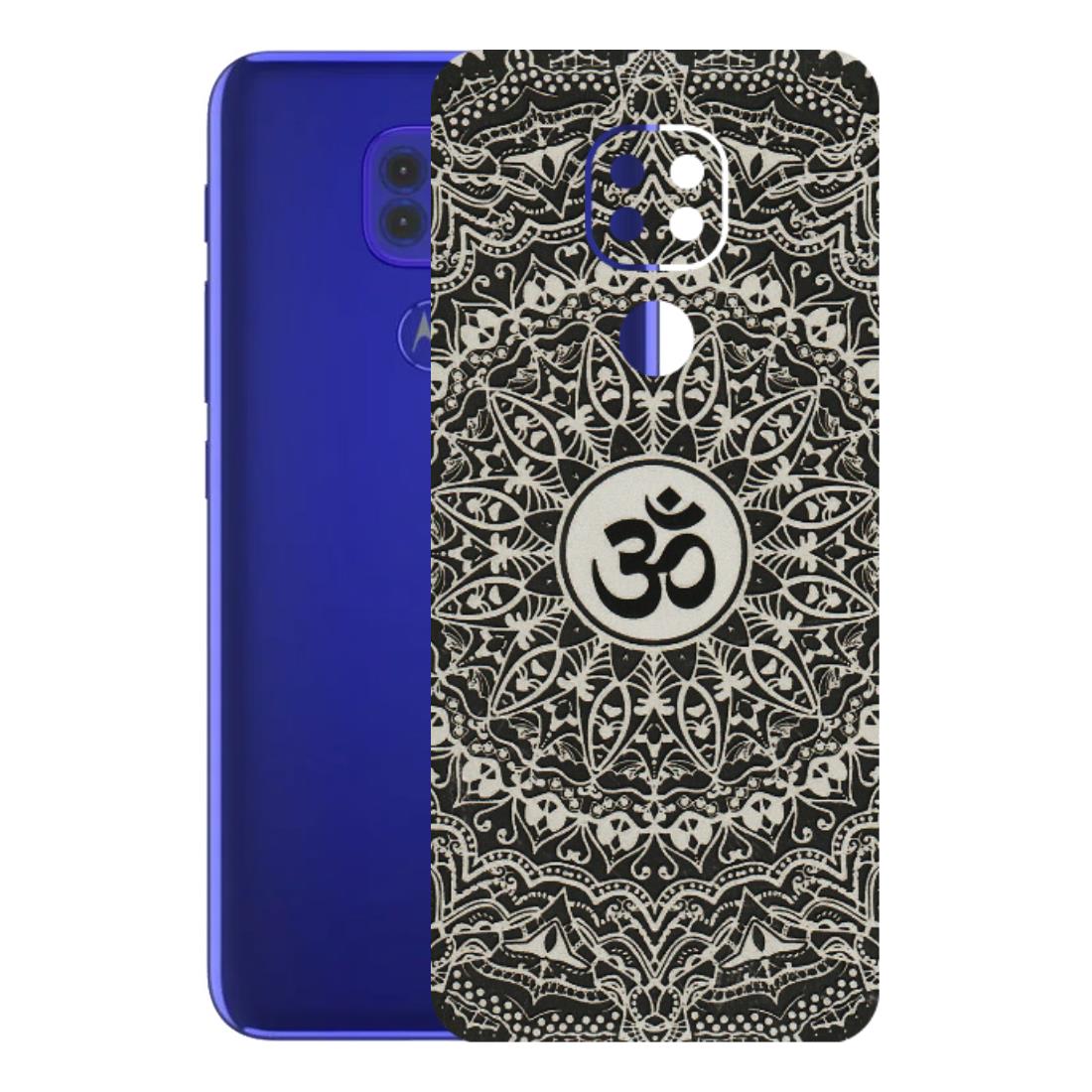 Motorola Phone Skins (All Models) - Aum Elegant Mandala - 3D Embossed Finish (L-62) Motorola Moto G9