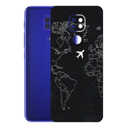 Motorola Phone Skins (All Models) - Never Ending Travel - 3D Embossed Finish (L-79) Motorola Moto G9