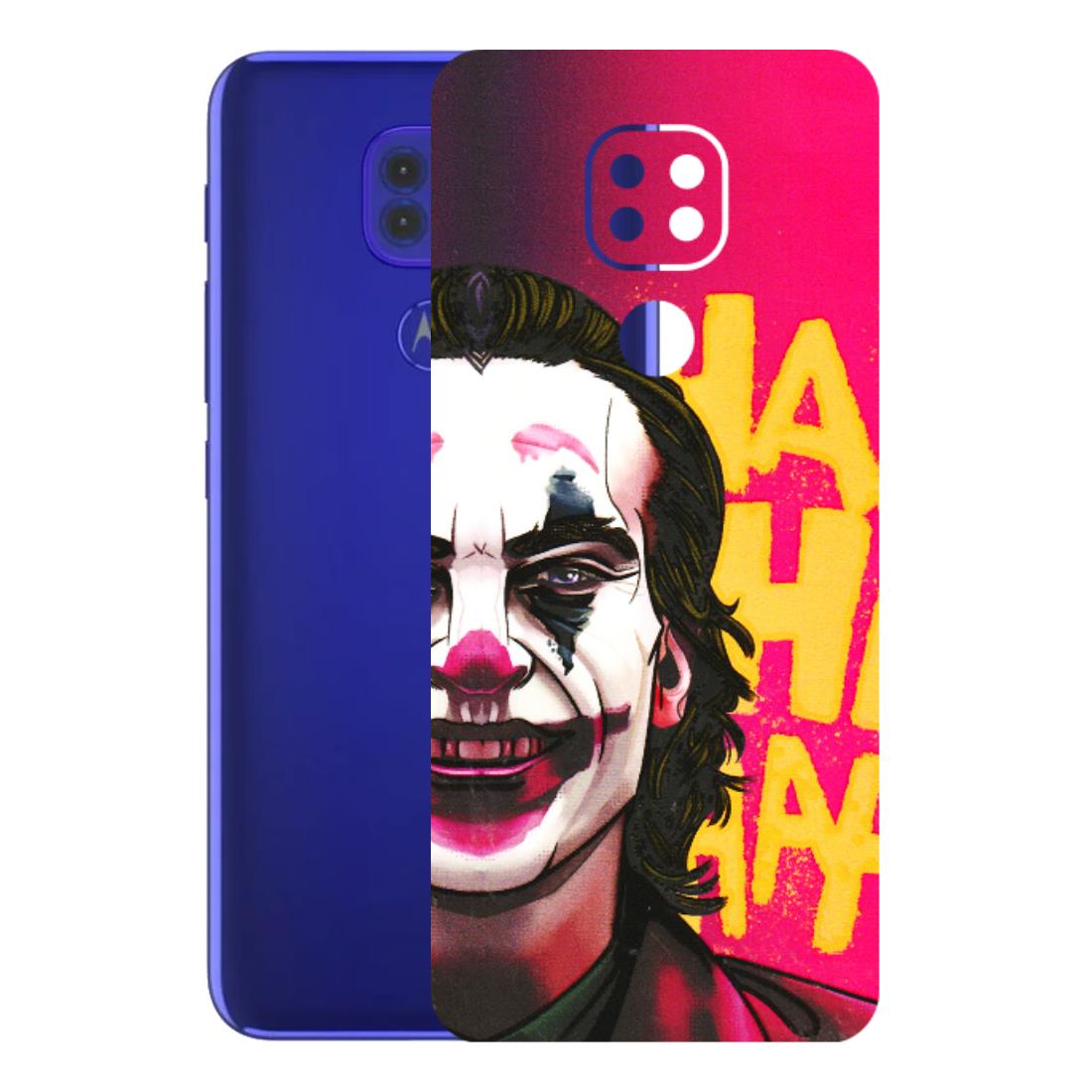 Motorola Phone Skins (All Models) - Joker Evil Laugh - 3D Embossed Finish (L-97) Motorola Moto G9