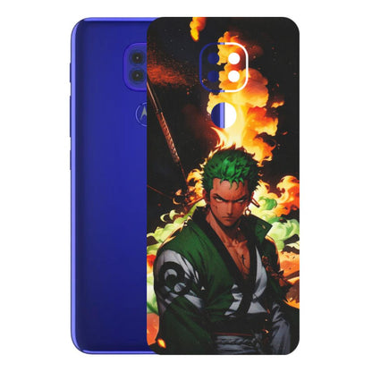 Motorola Phone Skins (All Models) - Roronoa Zoro - Matte Finish (M-102) Motorola Moto G9