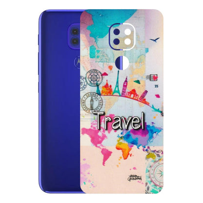 Motorola Phone Skins (All Models) - Travel The Wonders - Matte Finish (M-108) Motorola Moto G9