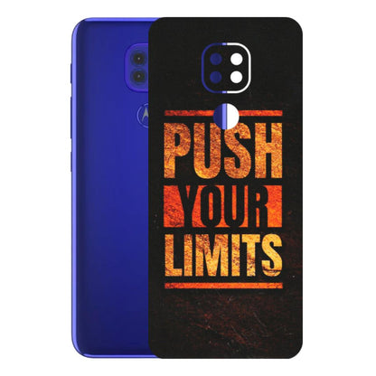 Motorola Phone Skins (All Models) - Push Your Limits - Matte Finish (M-118) Motorola Moto G9