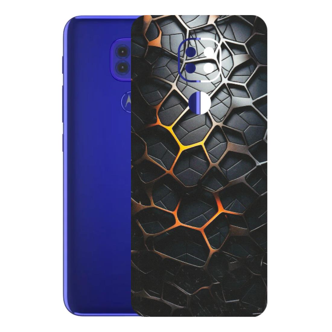 Motorola Phone Skins (All Models) - New Abstract Graphite Tiles - Matte Finish (M-130) Motorola Moto G9