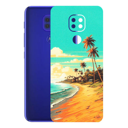 Motorola Phone Skins (All Models) - Miami Beach - Matte Finish (M-136) Motorola Moto G9