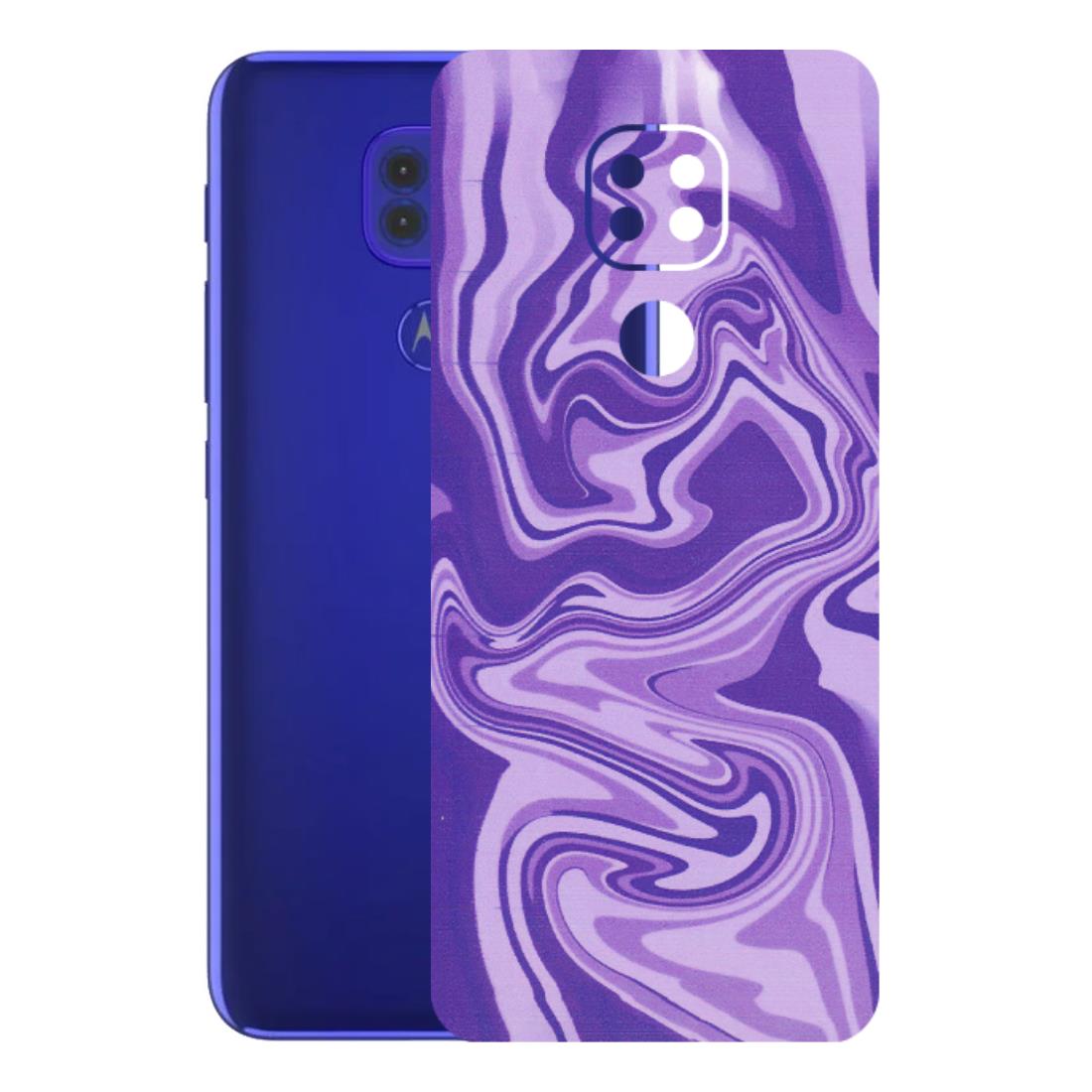 Motorola Phone Skins (All Models) - Hazy Purple Nights - Matte Finish (M-14) Motorola Moto G9