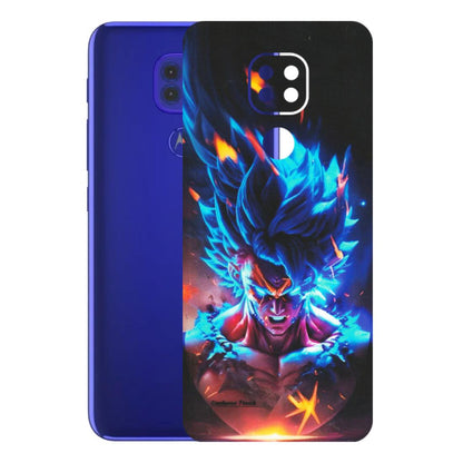 Motorola Phone Skins (All Models) - Angry Goku Dragon Ball Anime - Matte Finish (M-150) Motorola Moto G9