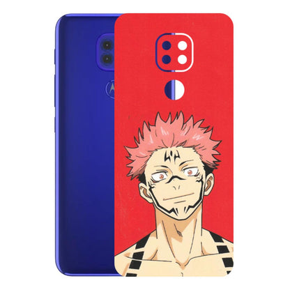 Motorola Phone Skins (All Models) - Ryomen Sukuna Fun Anime - Matte Finish (M-153) Motorola Moto G9