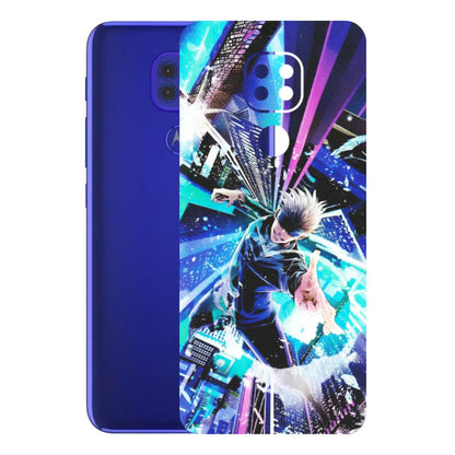 Motorola Phone Skins (All Models) - Manga Action Jujustu Kaisen Anime - Matte Finish (M-155) Motorola Moto G9