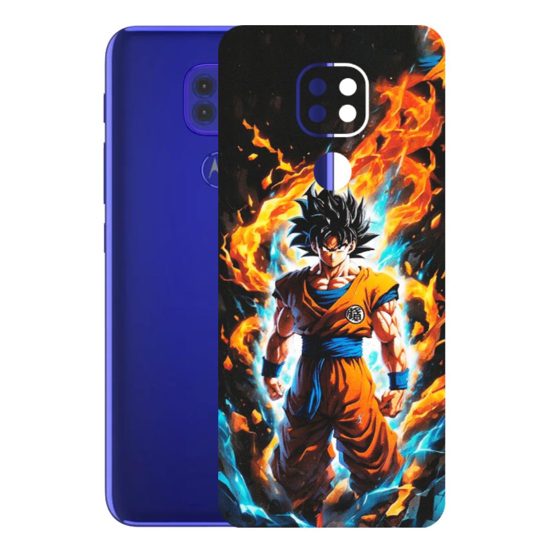 Motorola Phone Skins (All Models) - Goku Transformation Anime - Matte Finish (M-159) Motorola Moto G9